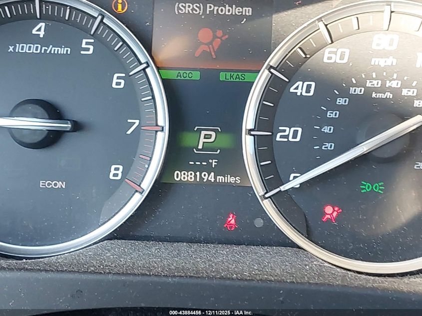 2016 Acura Tlx V6 Advance VIN: 19UUB3F79GA000537 Lot: 43884456