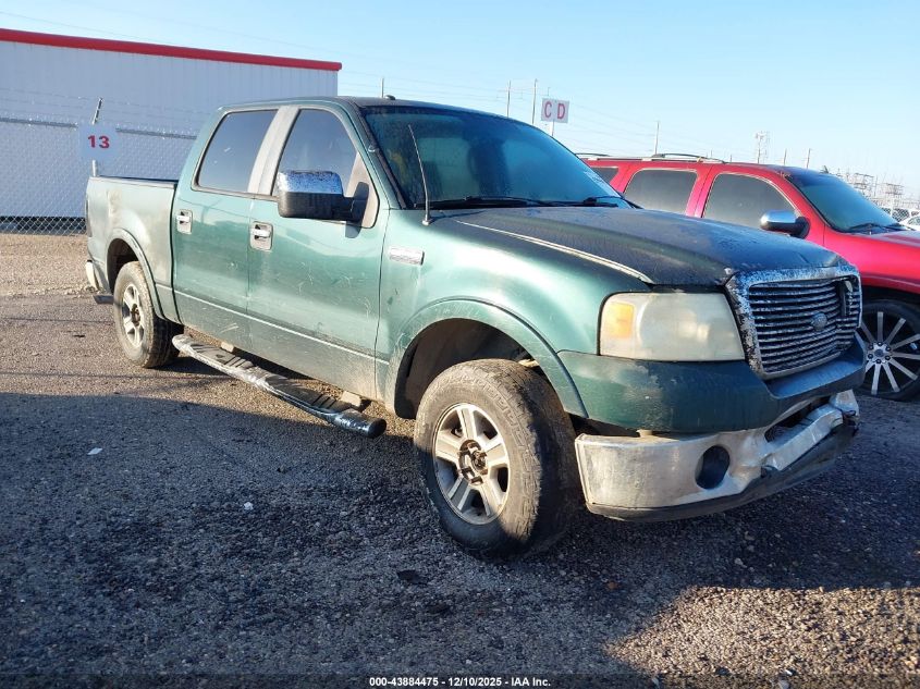 2007 Ford F-150 Lariat/Xlt VIN: 1FTPW12V67KA95156 Lot: 43884475