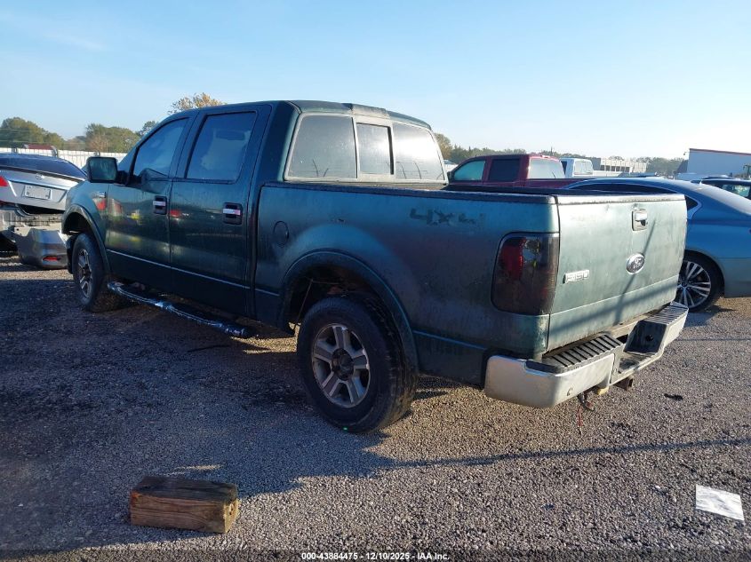 2007 Ford F-150 Lariat/Xlt VIN: 1FTPW12V67KA95156 Lot: 43884475