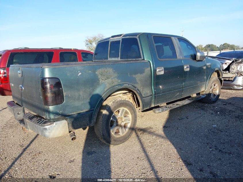 2007 Ford F-150 Lariat/Xlt VIN: 1FTPW12V67KA95156 Lot: 43884475