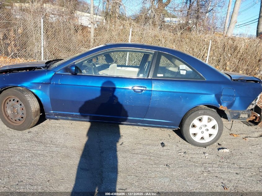 2002 Honda Civic Ex VIN: 1HGEM22942L053658 Lot: 43884496