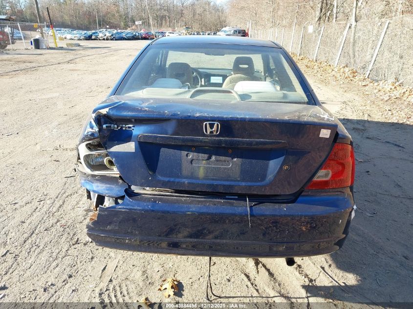 2002 Honda Civic Ex VIN: 1HGEM22942L053658 Lot: 43884496