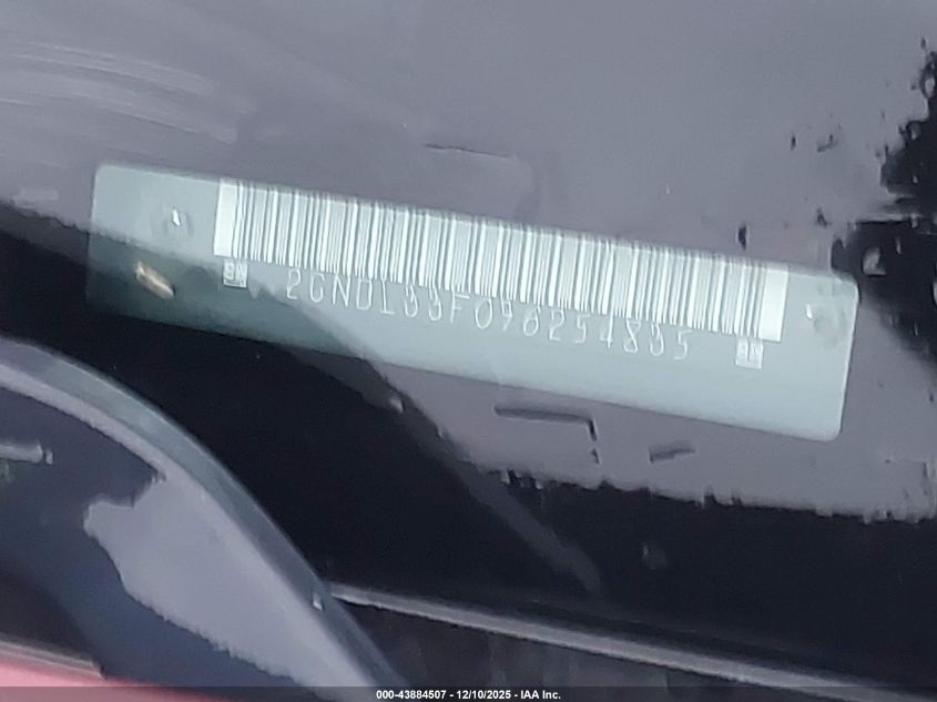 2009 Chevrolet Equinox Lt VIN: 2CNDL33F096254835 Lot: 43884507