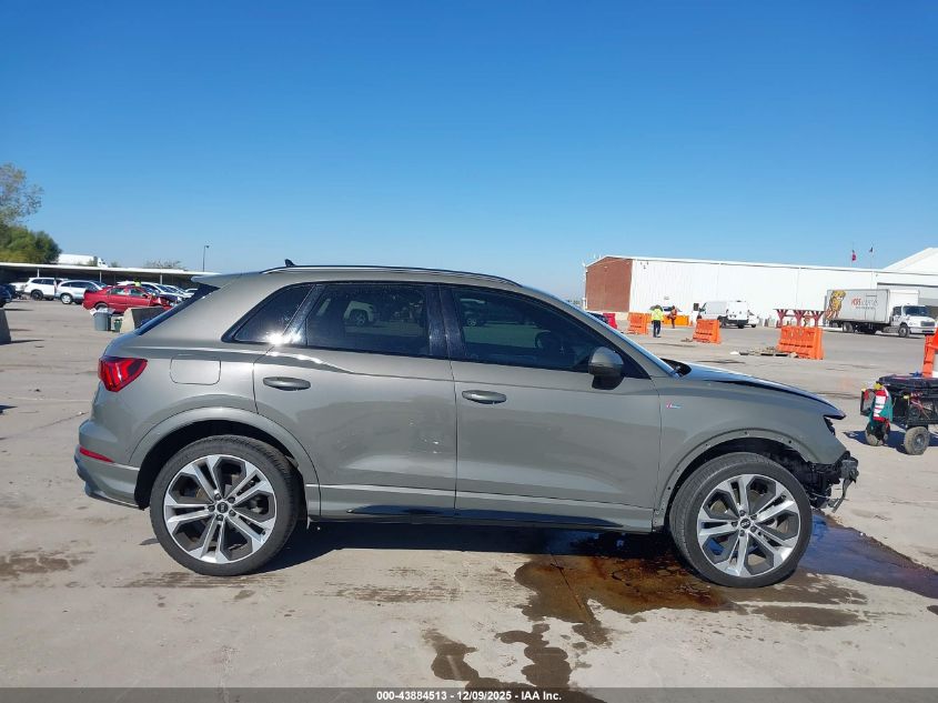 2021 Audi Q3 Premium Plus 45 Tfsi S Line Quattro Tiptronic VIN: WA1EECF3XM1022317 Lot: 43884513