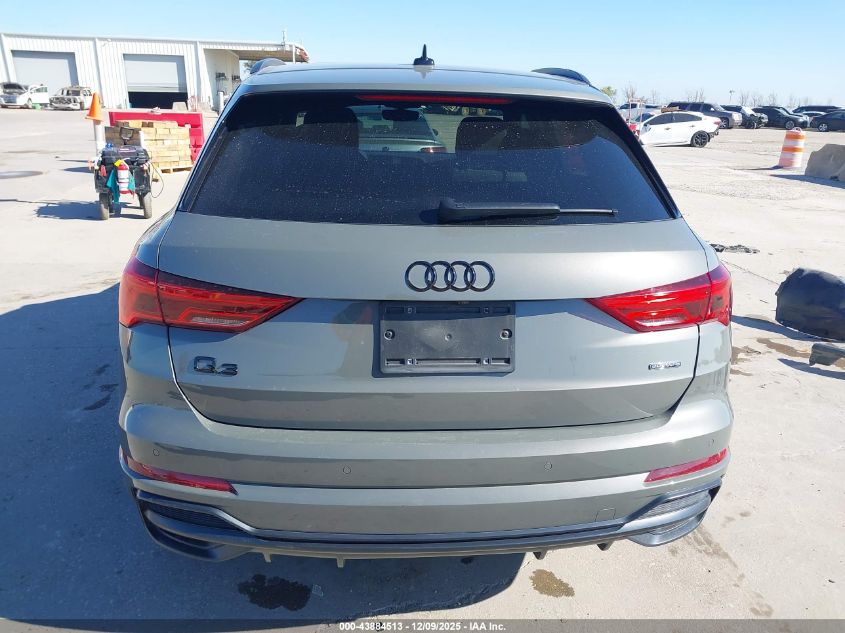 2021 Audi Q3 Premium Plus 45 Tfsi S Line Quattro Tiptronic VIN: WA1EECF3XM1022317 Lot: 43884513
