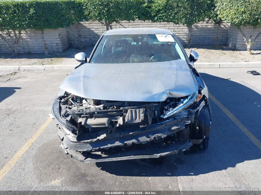 2025 Honda Civic Lx VIN: 2HGFE2F29SH520424 Lot: 43884515