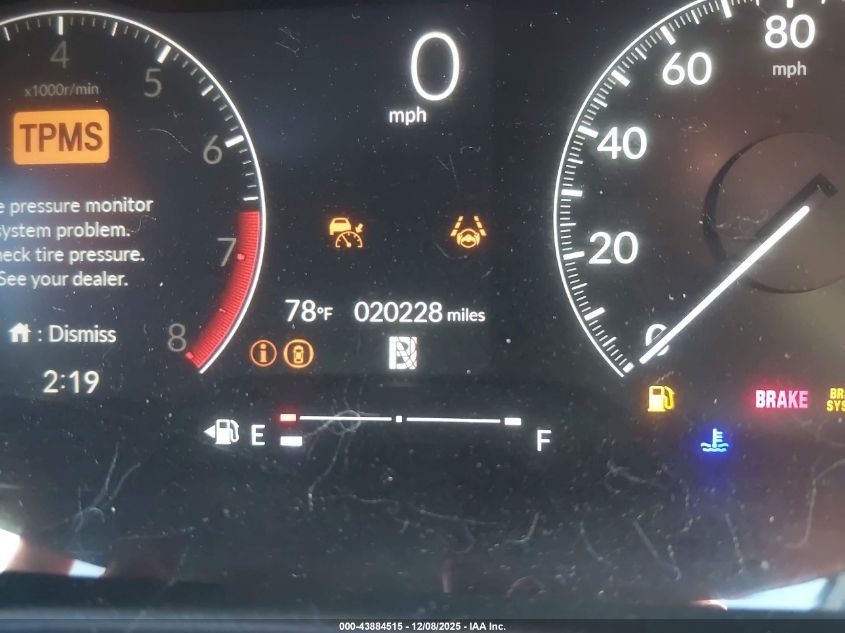 2025 Honda Civic Lx VIN: 2HGFE2F29SH520424 Lot: 43884515