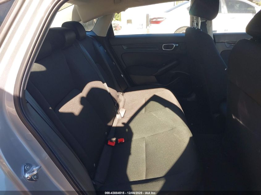 2025 Honda Civic Lx VIN: 2HGFE2F29SH520424 Lot: 43884515