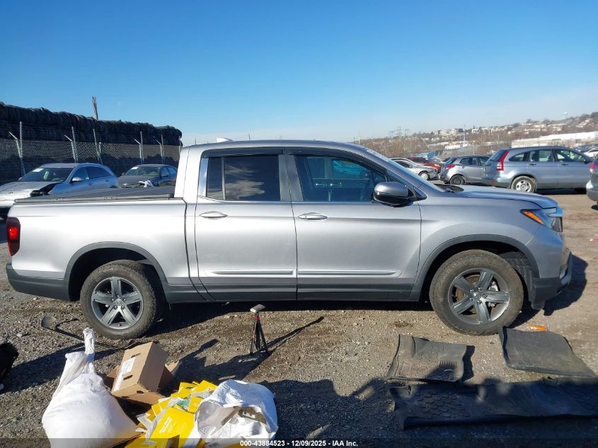 2023 Honda Ridgeline Rtl VIN: 5FPYK3F57PB021853 Lot: 43884523