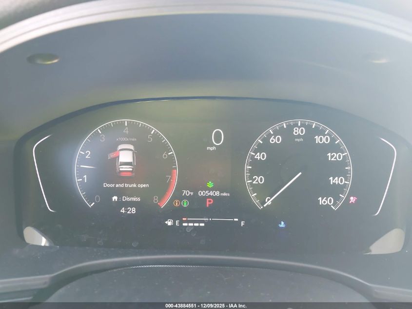 2025 Honda Civic Lx VIN: 2HGFE2F24SH596195 Lot: 43884551