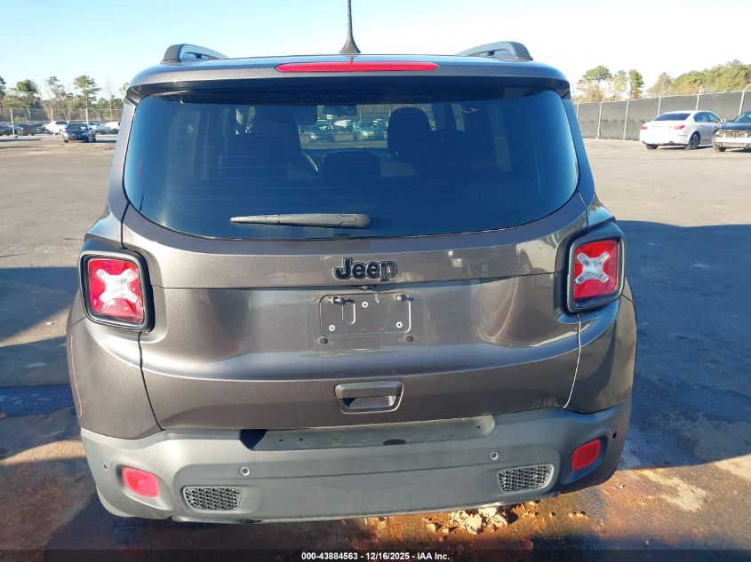 2018 Jeep Renegade Altitude Fwd VIN: ZACCJABB8JPG69255 Lot: 43884563