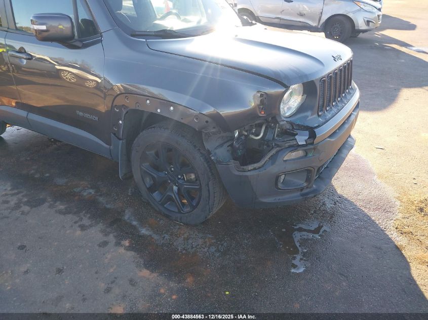 2018 Jeep Renegade Altitude Fwd VIN: ZACCJABB8JPG69255 Lot: 43884563