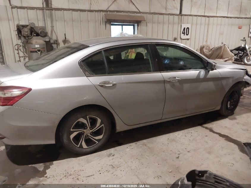 2017 Honda Accord Lx VIN: 1HGCR2F34HA191090 Lot: 43884630