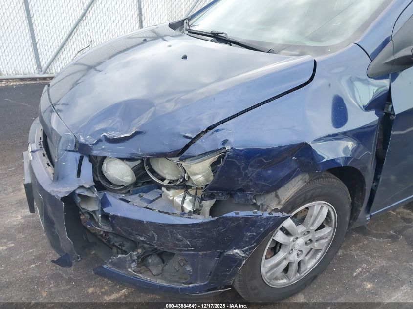 2013 Chevrolet Sonic Lt Auto VIN: 1G1JC5SH1D4238555 Lot: 43884649