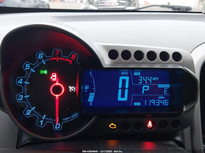 2013 Chevrolet Sonic Lt Auto VIN: 1G1JC5SH1D4238555 Lot: 43884649