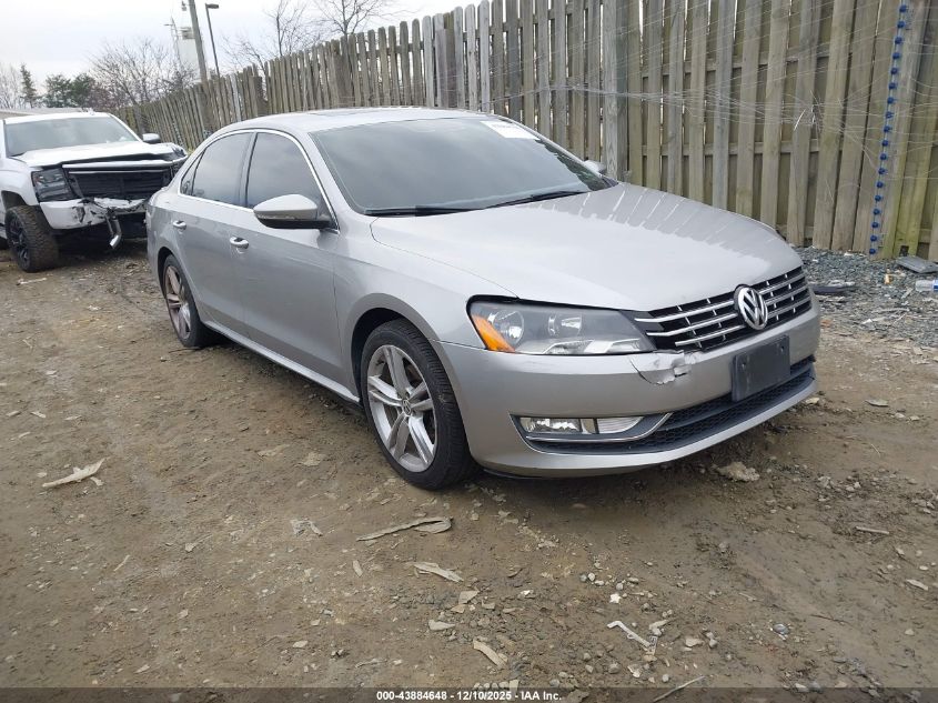 2012 Volkswagen Passat 3.6L V6 Se