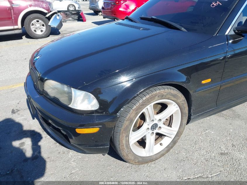 2001 BMW 330Ci VIN: WBABS53491JU88551 Lot: 43884656