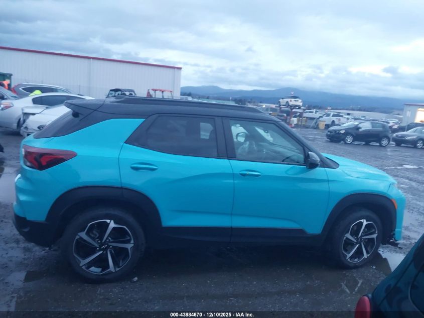 2022 Chevrolet Trailblazer Awd Rs VIN: KL79MUSL8NB077752 Lot: 43884670