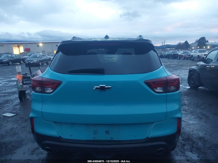 2022 Chevrolet Trailblazer Awd Rs VIN: KL79MUSL8NB077752 Lot: 43884670