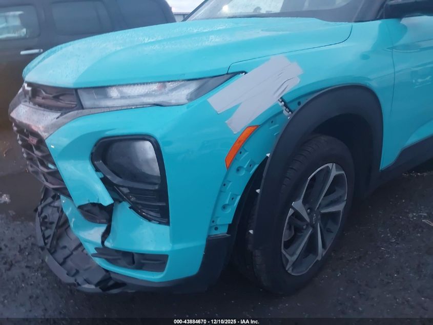 2022 Chevrolet Trailblazer Awd Rs VIN: KL79MUSL8NB077752 Lot: 43884670