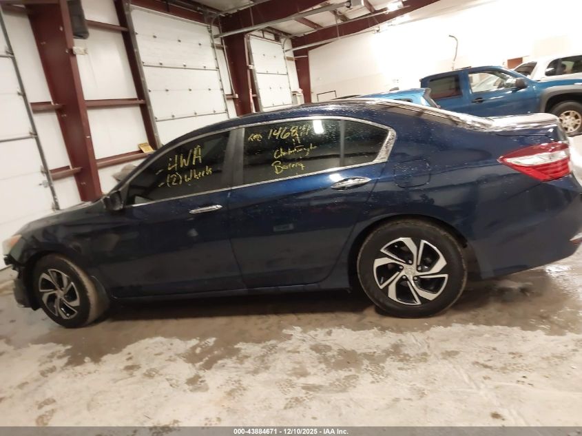 2017 Honda Accord Lx VIN: 1HGCR2F37HA138254 Lot: 43884671