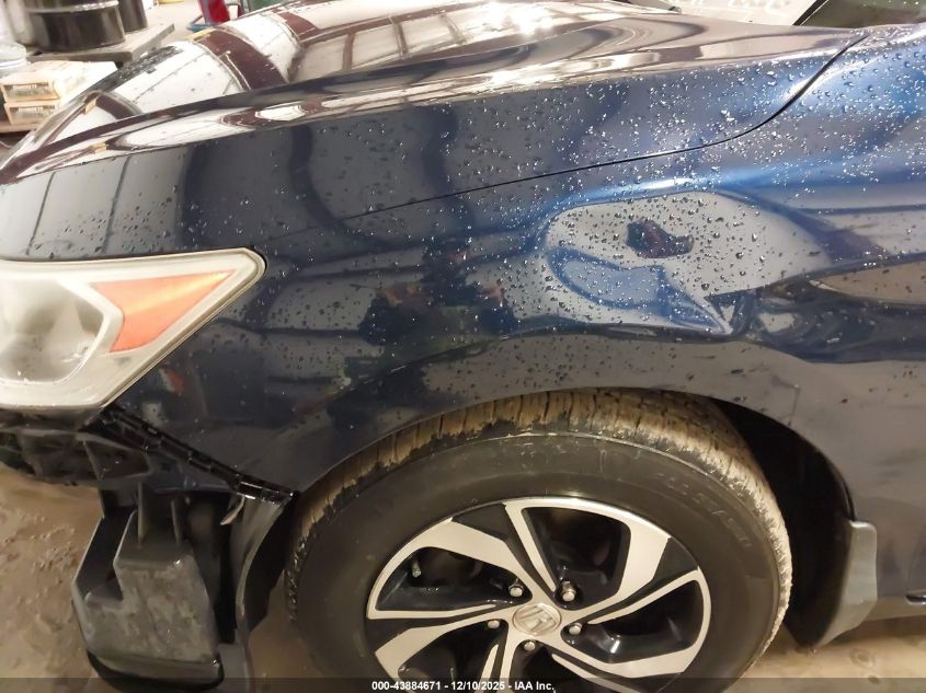 2017 Honda Accord Lx VIN: 1HGCR2F37HA138254 Lot: 43884671