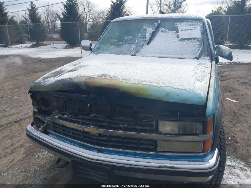 1993 Chevrolet Gmt-400 K2500 VIN: 1GCGK24N4PE113604 Lot: 43884697