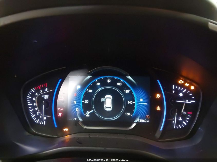 2020 Hyundai Santa Fe Sel VIN: 5NMS3CAD3LH289012 Lot: 43884705