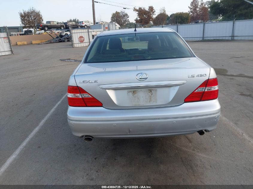 2005 Lexus Ls 430 VIN: JTHBN36F750176315 Lot: 43884725
