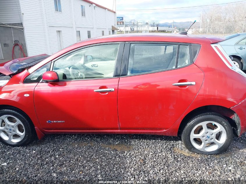 2012 Nissan Leaf Sl VIN: JN1AZ0CP4CT025508 Lot: 43884769