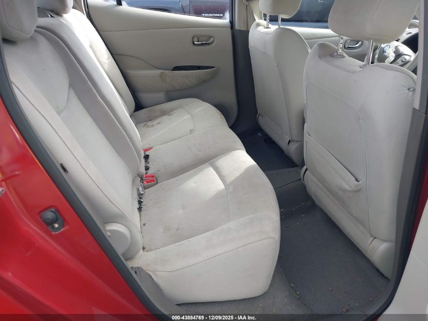 2012 Nissan Leaf Sl VIN: JN1AZ0CP4CT025508 Lot: 43884769