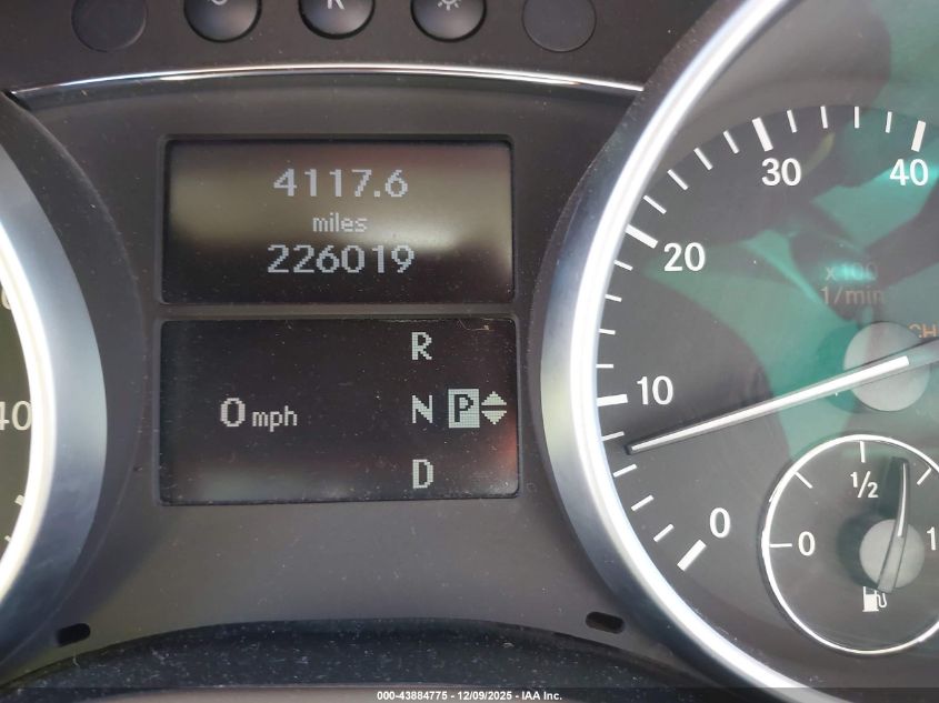 2006 Mercedes-Benz Ml 500 4Matic VIN: 4JGBB75E76A062994 Lot: 43884775