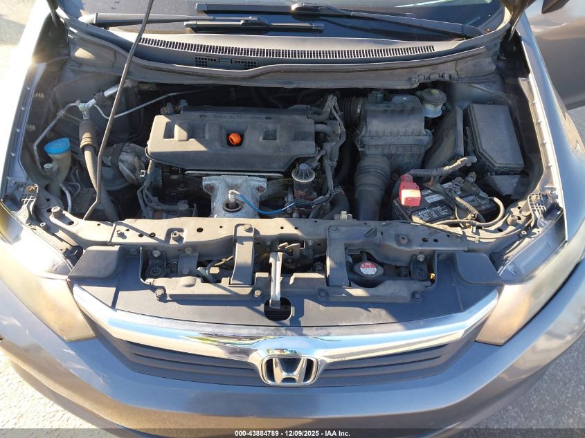 2012 Honda Civic Lx VIN: 19XFB2F53CE372463 Lot: 43884789