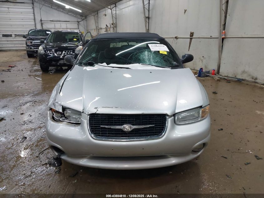 2000 Chrysler Sebring Jxi VIN: 3C3EL55H1YT285786 Lot: 43884818