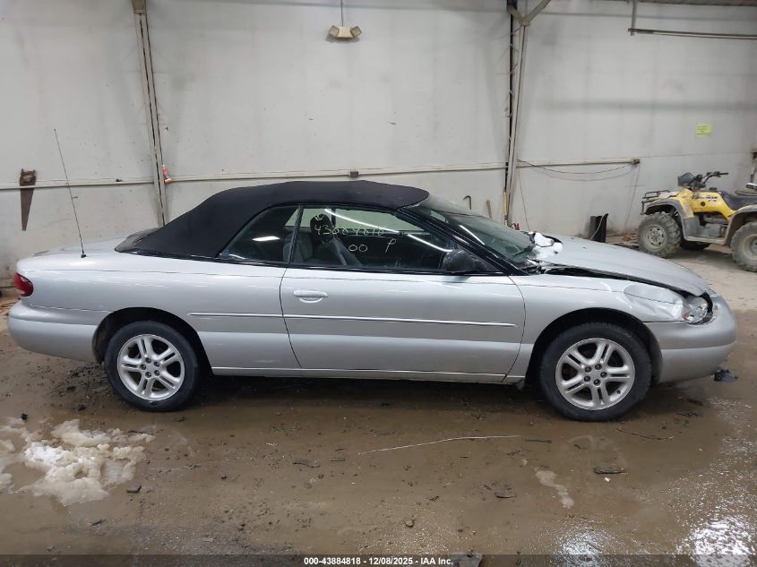 2000 Chrysler Sebring Jxi VIN: 3C3EL55H1YT285786 Lot: 43884818