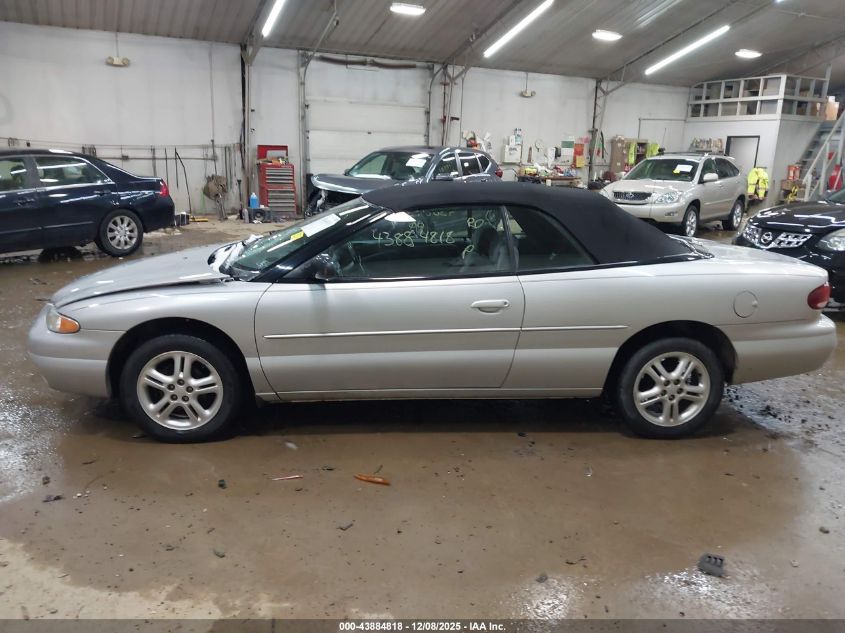 2000 Chrysler Sebring Jxi VIN: 3C3EL55H1YT285786 Lot: 43884818