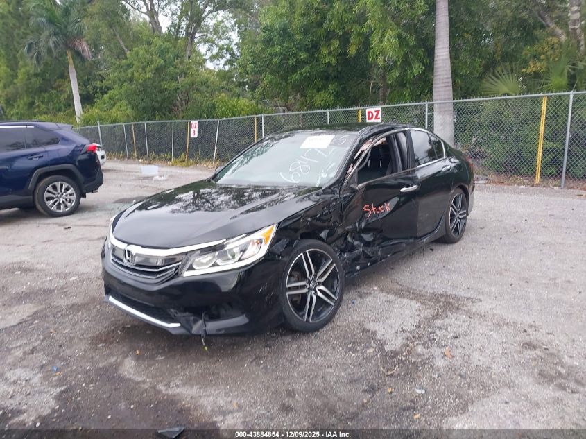 2017 Honda Accord Sport Se VIN: 1HGCR2F15HA156847 Lot: 43884854