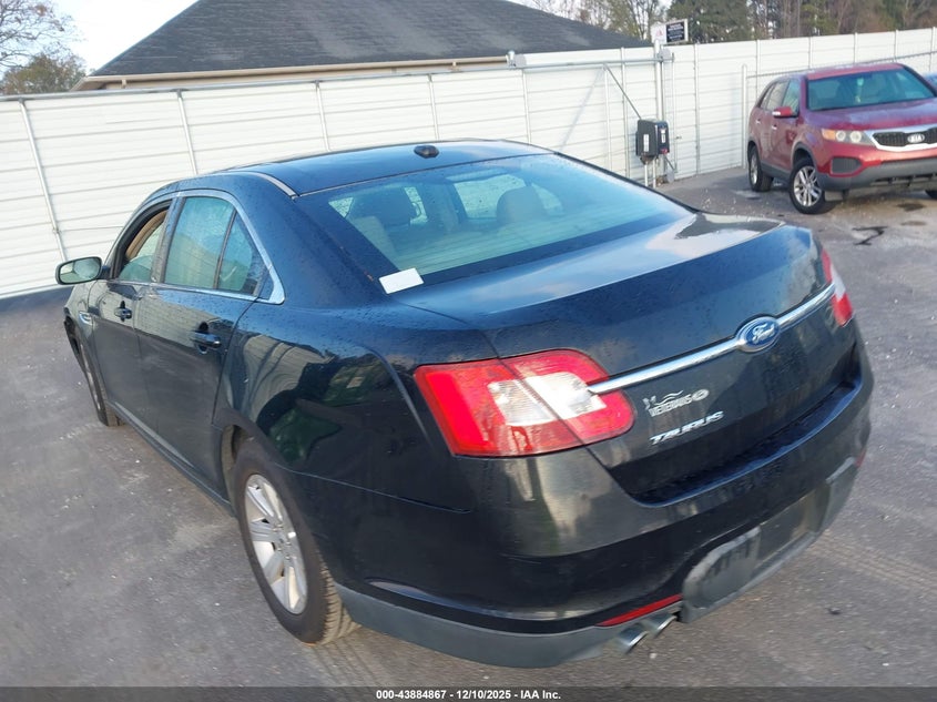 Vin: 1fahp2dw9cg111267, lot: 44380419, ford taurus se 20123