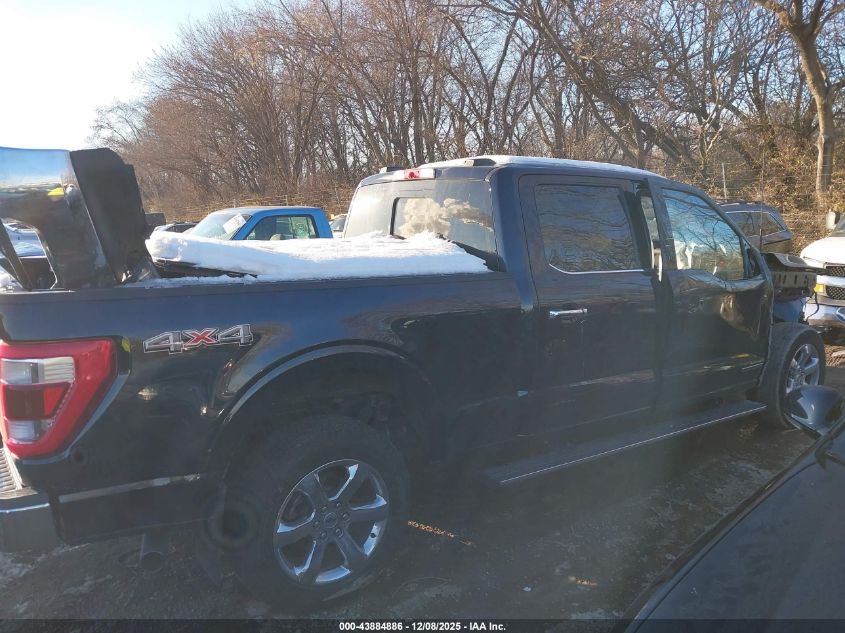 2021 Ford F-150 Lariat VIN: 1FTFW1ED0MFC02477 Lot: 43884886