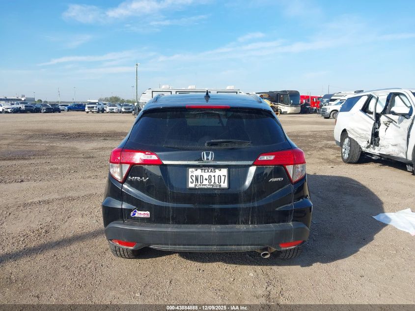 2021 Honda Hr-V Awd Ex VIN: 3CZRU6H5XMM751943 Lot: 43884888