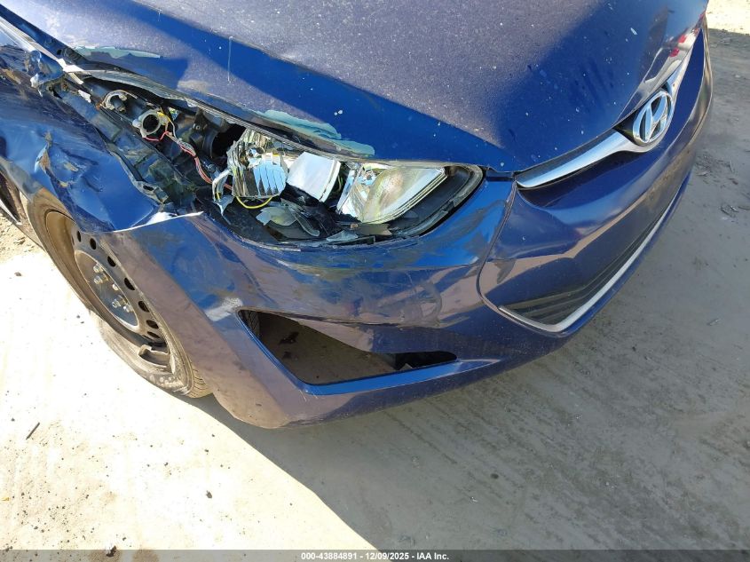 2016 Hyundai Elantra Se VIN: 5NPDH4AE7GH701823 Lot: 43884891