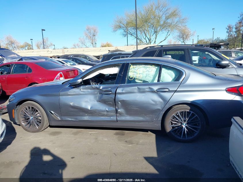 2022 BMW 530 I VIN: WBA53BH05NWX39606 Lot: 43884890