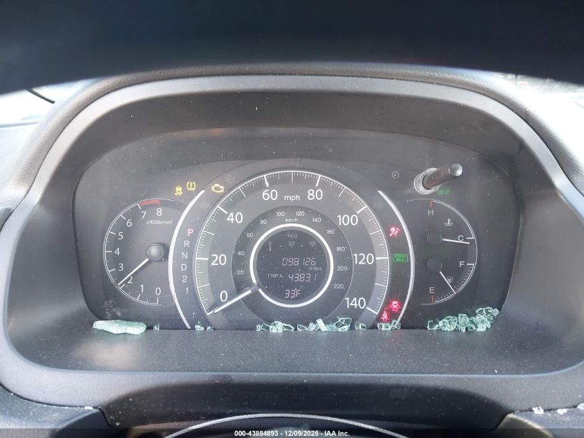 2013 Honda Cr-V Lx VIN: 5J6RM3H32DL011947 Lot: 43884893