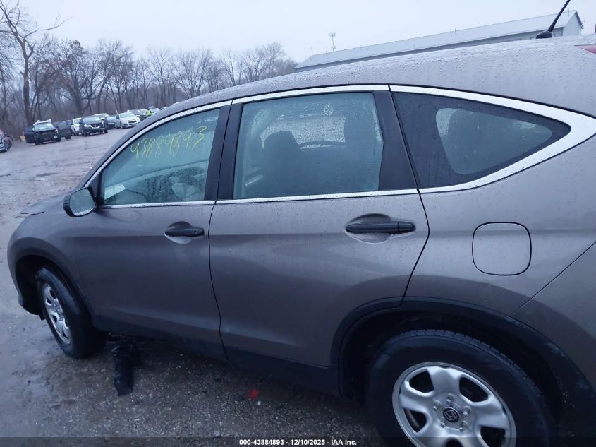 2013 Honda Cr-V Lx VIN: 5J6RM3H32DL011947 Lot: 43884893