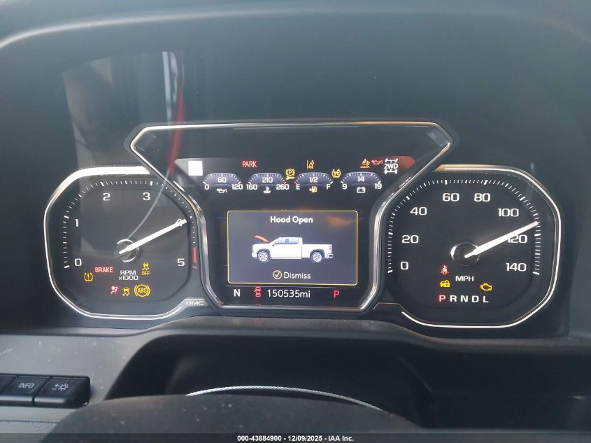 2020 GMC Sierra 2500Hd 4Wd Standard Bed At4 VIN: 1GT49PEY6LF317331 Lot: 43884900