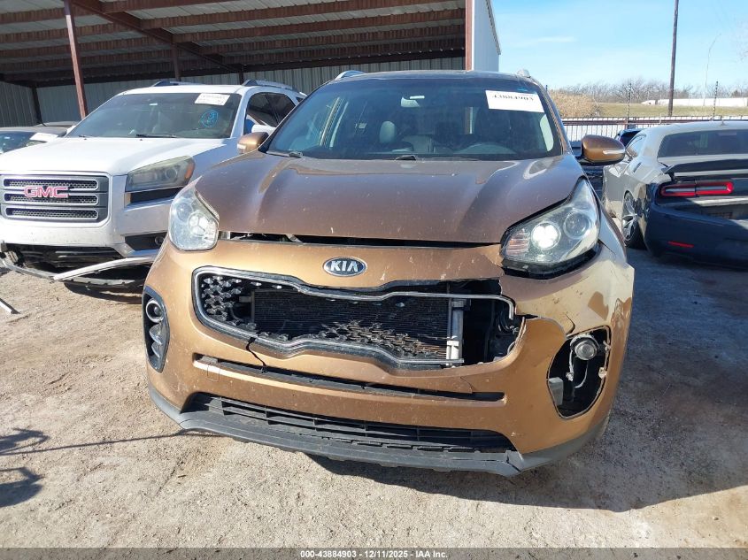 2017 Kia Sportage Ex VIN: KNDPN3AC7H7192384 Lot: 43884903