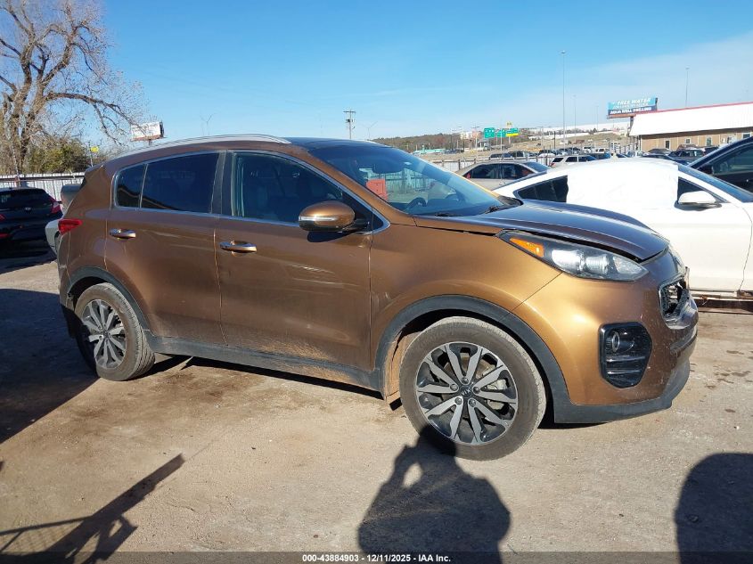 2017 Kia Sportage Ex VIN: KNDPN3AC7H7192384 Lot: 43884903