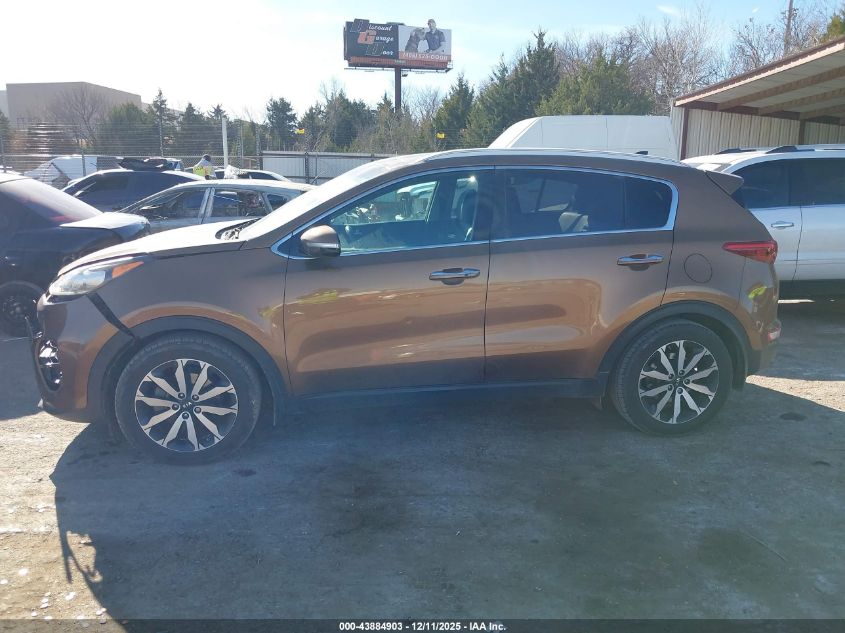 2017 Kia Sportage Ex VIN: KNDPN3AC7H7192384 Lot: 43884903