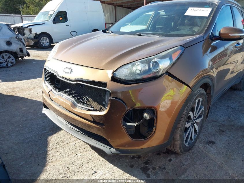 2017 Kia Sportage Ex VIN: KNDPN3AC7H7192384 Lot: 43884903