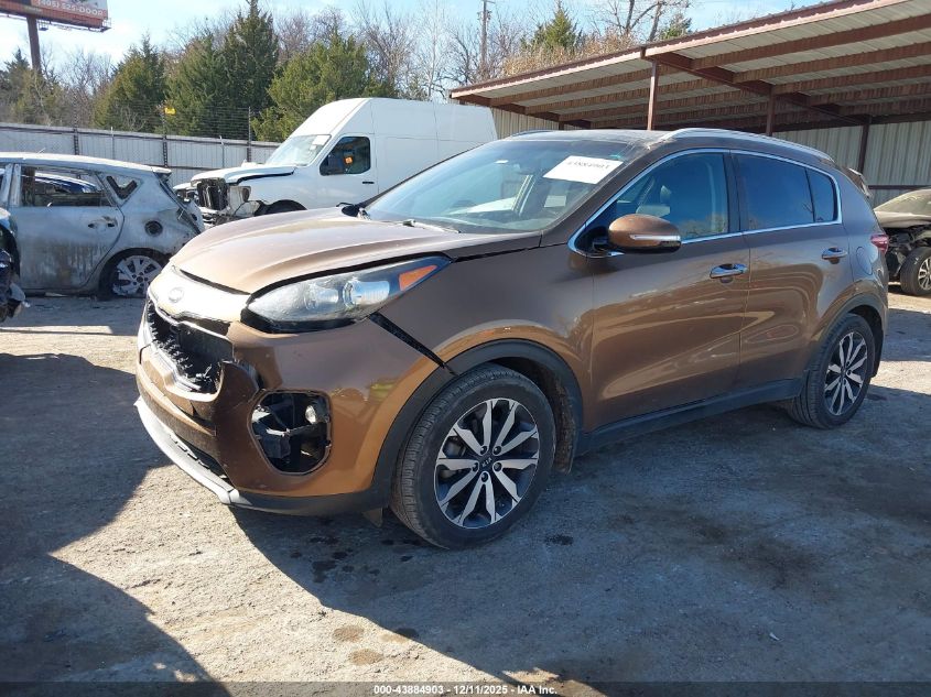 2017 Kia Sportage Ex VIN: KNDPN3AC7H7192384 Lot: 43884903
